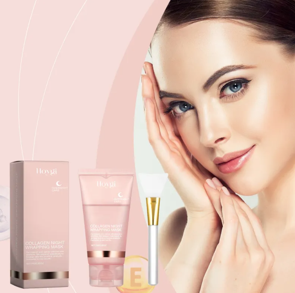 Collagen Rengöringsmask – Djuprengörande & Fuktgivande